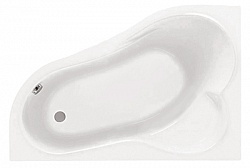 Ванна акрил (Сантек) 1,6*1,0 м "Ибица XL" Левая, белая в компл (рама,сиф,крепеж) <br>