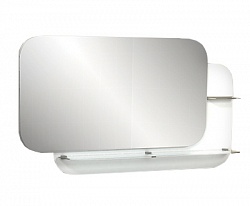Зеркало "Адажио"  80 см  ,белое, светодиод.подсветка <br>